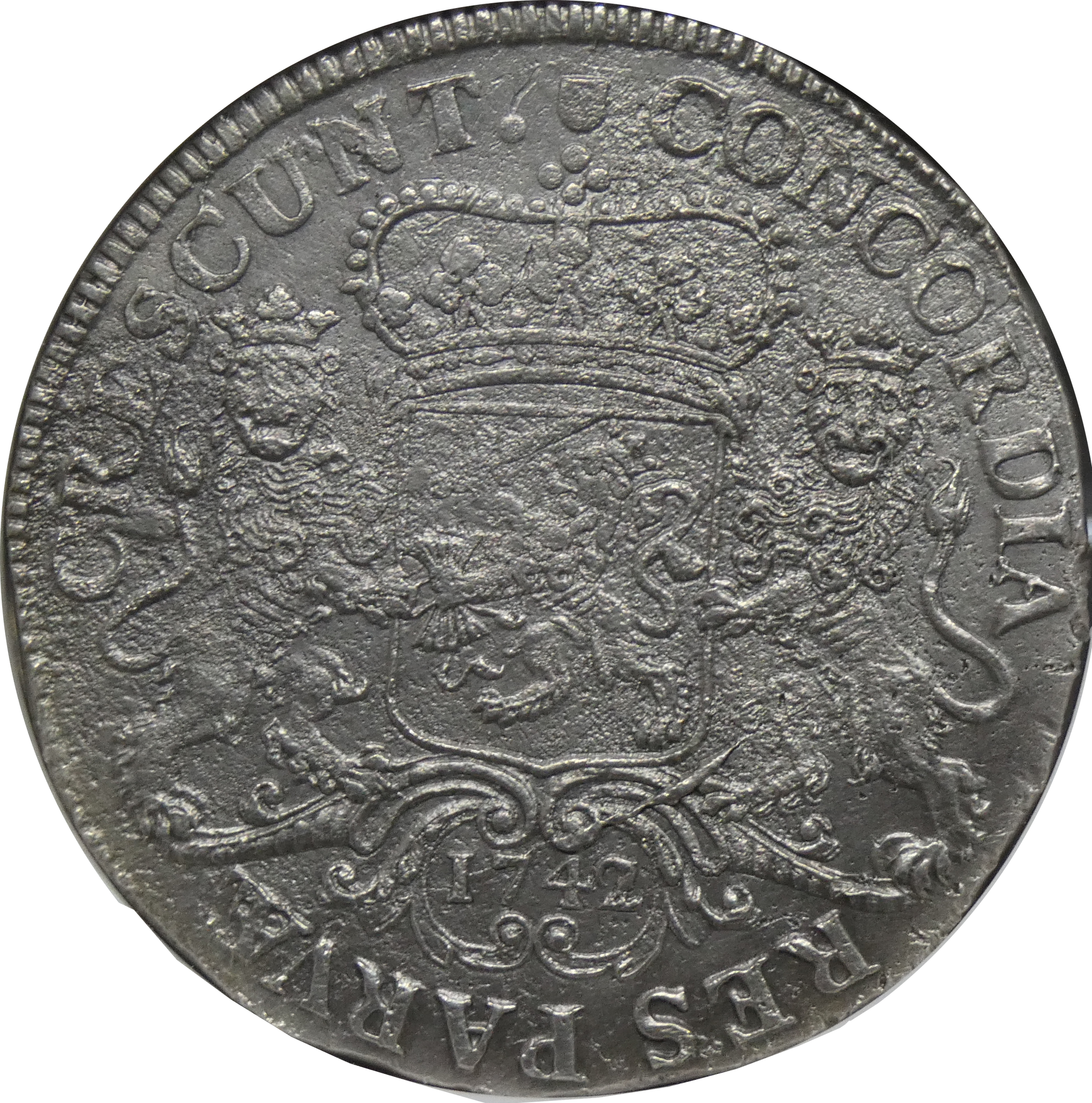 シルバーライダー NGC鑑定 1742年 オランダ 銀貨 アンティークコイン