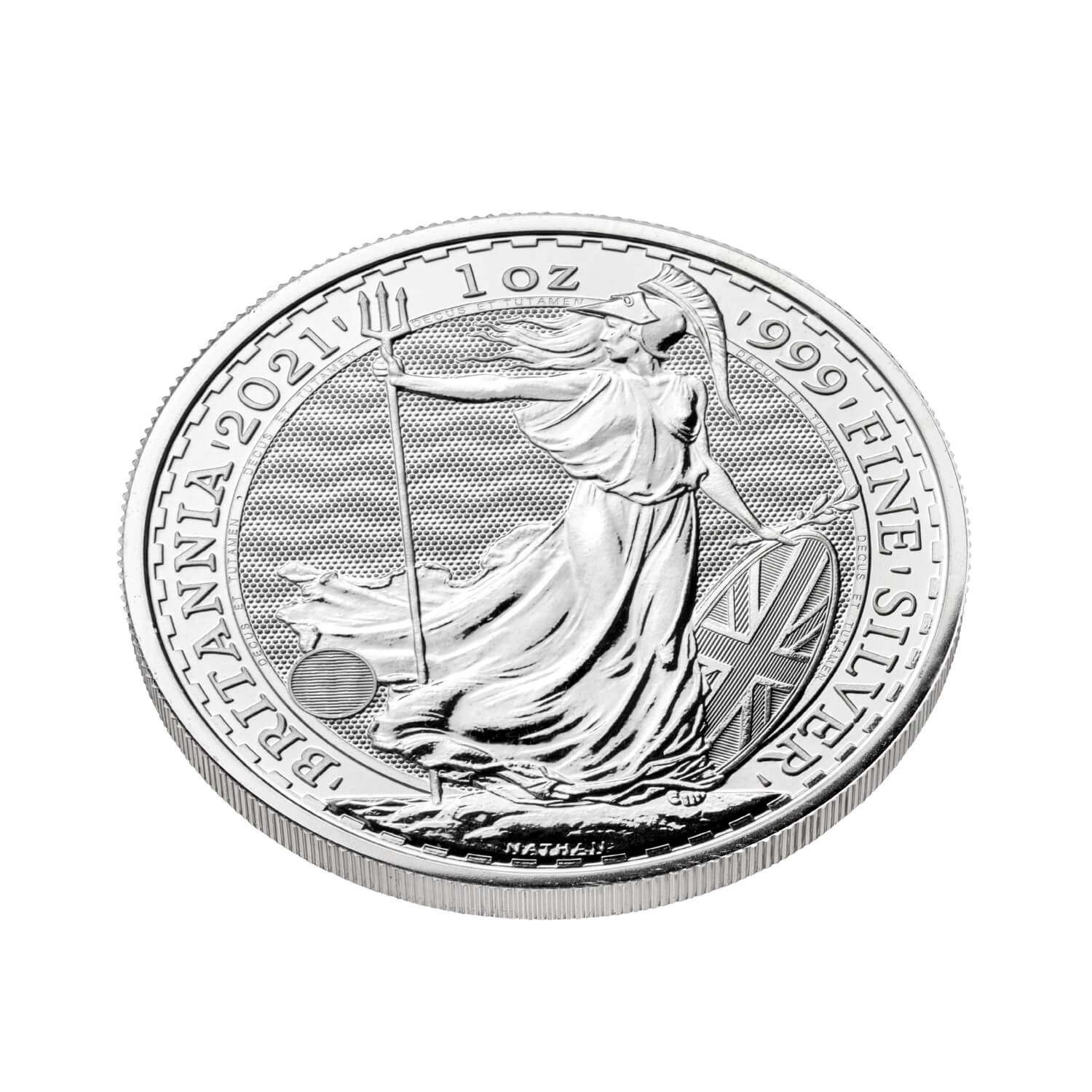 英国ブリタニア銀貨（1オンス） 2021年 イギリス 新品未使用 – 骨董