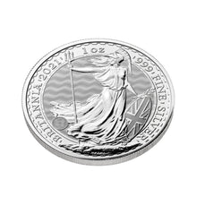 画像をギャラリービューアに読み込む, 英国ブリタニア銀貨（1オンス） 2021年
