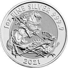 画像をギャラリービューアに読み込む, 英国ヴァリアント銀貨（1オンス） 2021年 イギリス
