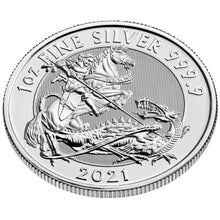 画像をギャラリービューアに読み込む, Valiant 2021 1oz Silver Bullion Coin
