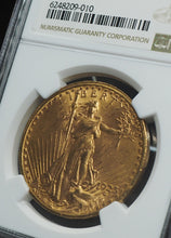 画像をギャラリービューアに読み込む, 【NGC鑑定 MS63】アメリカ ダブルイーグル２０ドル金貨 セントゴーデンス金貨 1923年 NGC 高鑑定 $20 Saint-Gaudens Double Eagle 米国 金貨
