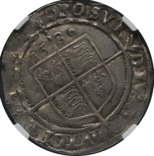 画像をギャラリービューアに読み込む, 【NGC鑑定 VF DETAILS】イギリス エリザベス1世 6ペンス銀貨 1589年 Queen ELIZABETH イングランド
