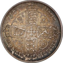 画像をギャラリービューアに読み込む, 1857年 ゴチックフローリン  PCGS鑑定 AU50 イギリス ビクトリア女王 ヤングヘッド フローリン銀貨 Victoria Silver Coin 英国 イギリス王室 鑑定済みコイン アンティークコイン 銀貨 Gothic Florin
