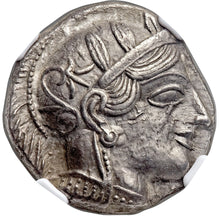 画像をギャラリービューアに読み込む, 古代ギリシャ アッティカ アテネ テトラドラクマ銀貨
