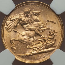 画像をギャラリービューアに読み込む, ビクトリア女王 ソブリン金貨 1895年
