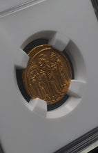 画像をギャラリービューアに読み込む, 【NGC鑑定 AU】ビザンツ帝国（東ローマ帝国） 皇帝ヘラクレイオス ソリダス金貨 610-641年
