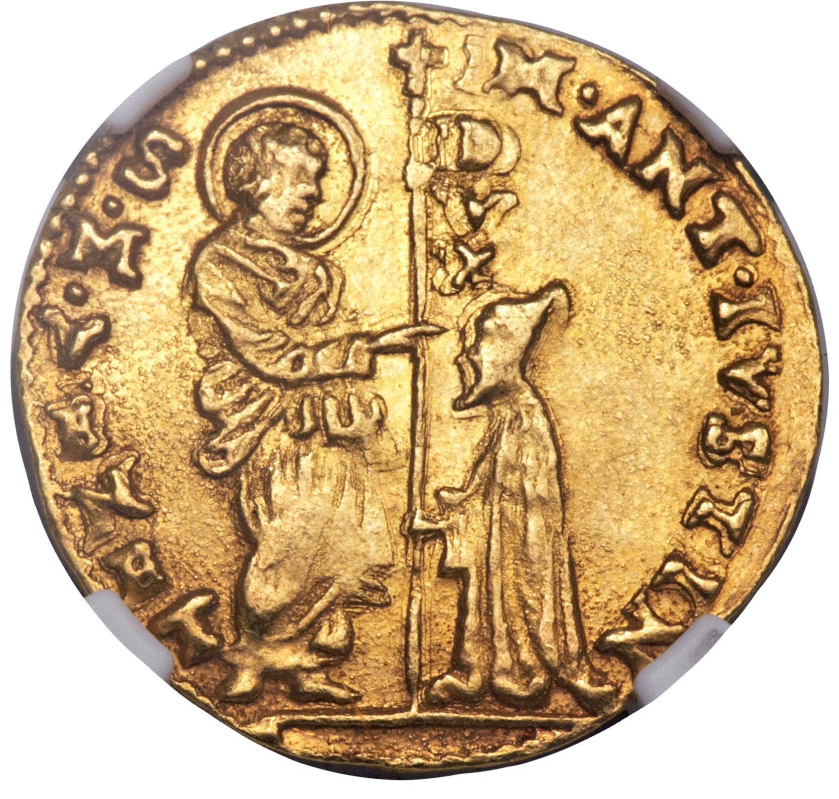 NGC鑑定 MS64】イタリア ベニス ゼッキーノ金貨（ダカット金貨） 1684 